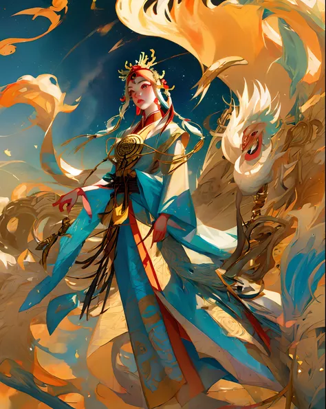 Sun God Xihe，goddes