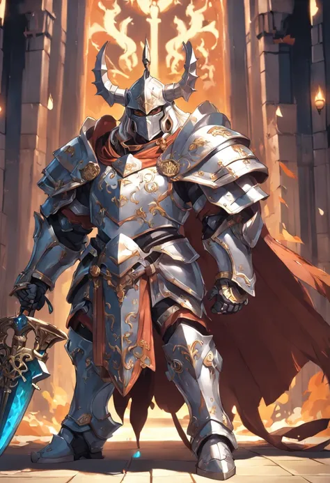 Game character design，holy paladin，Quaint and heavy armor wraps the entire body，shelmet，Holding a stout and ornate scepter，heavy boots，Different angles，（full bodyesbian：1.4），solid color backdrop，clean backdrop，depth of fields，high light，Real light，Ray trac...