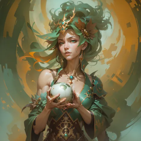 a ball，mohrbacher, by Krenz Cushart, wlop and krenz cushart, peter mohrbacher art style, In the artistic style of Morebach, krenz cushart and artem demura, peter mohrbacher c 2 0