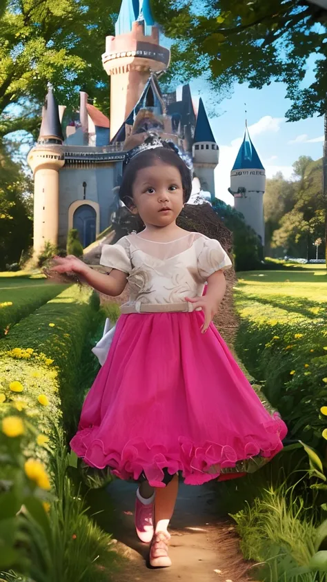 . Manter imagem original acrescentar um castelo de princesa