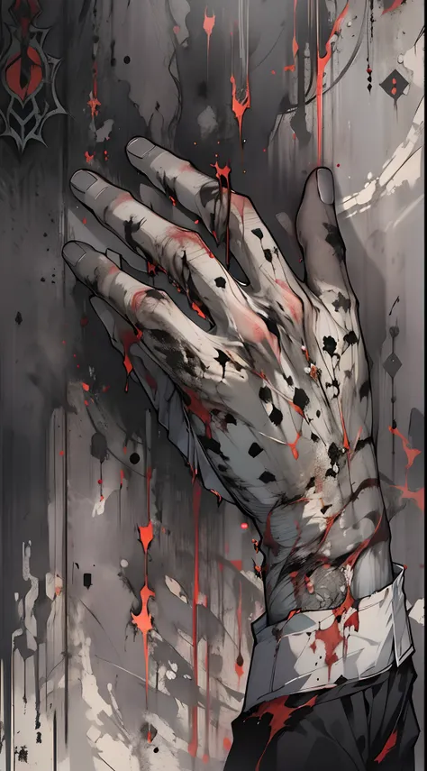 A young man raised his palm，Black spots began to appear above the wound，Gradually spread throughout the arm，Pus oozes from the wound。It was surrounded by a gloomy atmosphere，It reveals an aura of terror