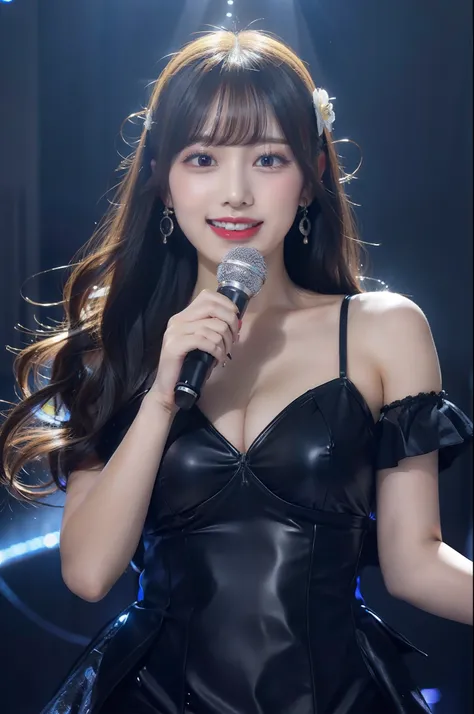 Singing Idol、busty girl