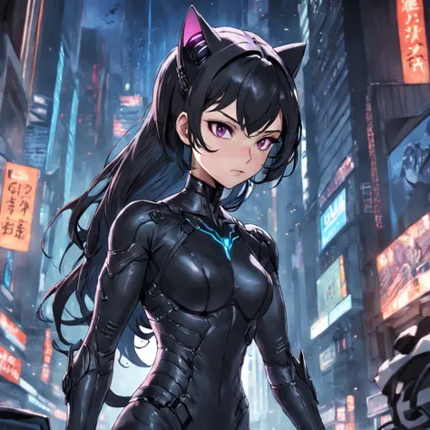 Realistic depiction of an advanced cybersuit, Catwoman из DC Comics