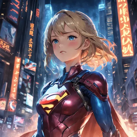 Realistic depiction of an advanced cybersuit, Supergirl из DC Comics