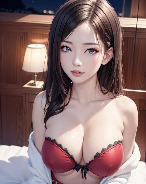 (Best quality, 8k, 32k, Masterpiece, UHD:1.2), (realistic:1.5), (masterpiece, Extremely detailed CG unity 8k wallpaper, best quality, highres:1.2), (ultra detailed, UHD:1.2), (From Below:1.2), 1girl, attractive emotion, cyan eyes, :p, :d, grin smile, BREAK...