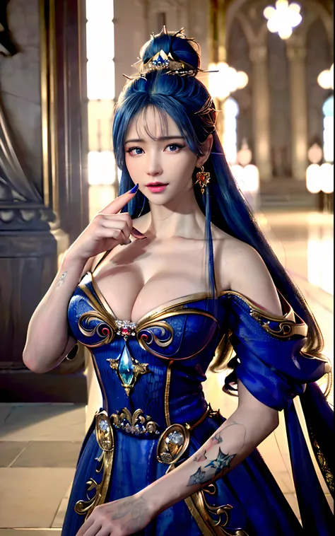 ((realisticity: 1.2)), ((realistic: 8K UHD)), ((best resolution: 8K UHD)), hyper detailed, best quality,masterpiece,highres,cg, ((1 girl hyper detailed and hyper realistic) ) , ((beautiful queen, hyper realistic and hyper detailed)),((white skin, beautiful...