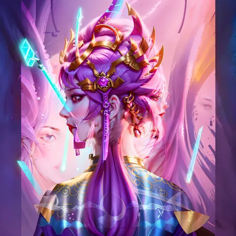 a close up of a screen shot of a hero with a sword, profile picture 1024px, style of duelyst, thertrevkaiser, album art, splash art, style league of legends, rossdraws cartoon vibrant, sakimichan frank franzzeta, profile pic, rossdraws 1. 0, mobile legends