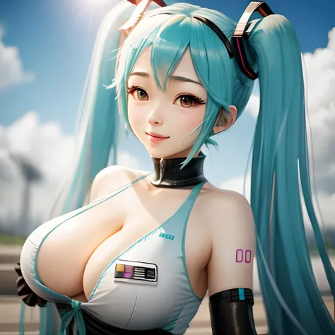 Big breasts Hatsune Miku