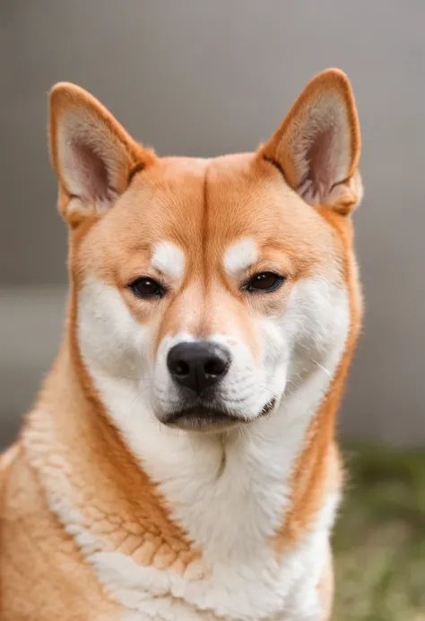 seamless integration of shiba inu head and human body