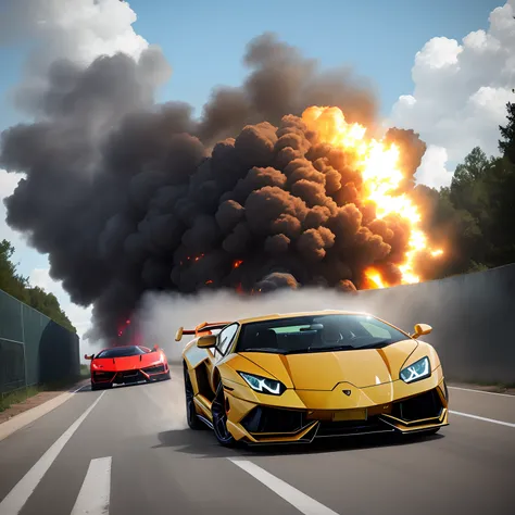 Lamborghini blows up the tunnel