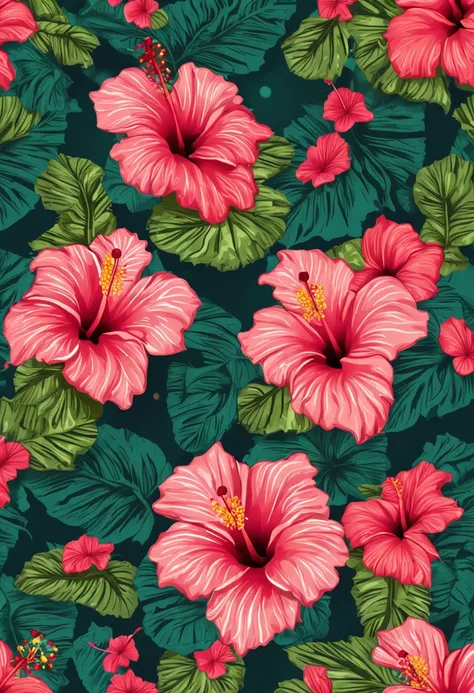 background hibiscus flower leaf