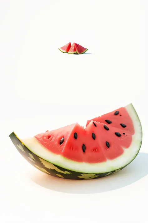 Watermelon slices，Small icons，PNG format，succinct，summer day，freshen