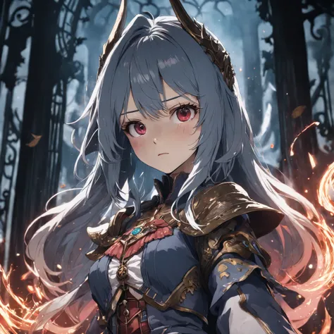 Nature anime Eldon ring, Dark souls, Bloodborne Unreal Engine 5, Cinematic, Color grading, Portrait photography, Ultra-wide angle, Depth of field, Hyper-detailed, beautifully color-coded, insanely details, Intricate details, beautifully color-graded, illus...