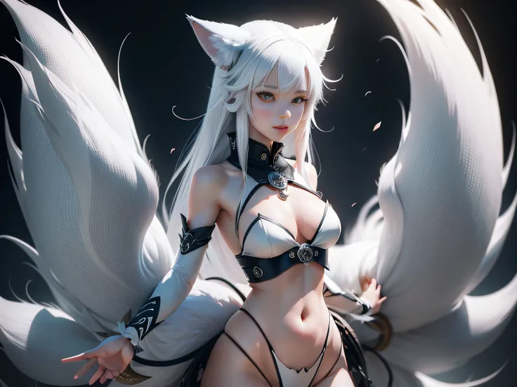 （（（（White fox with 9 tails））））