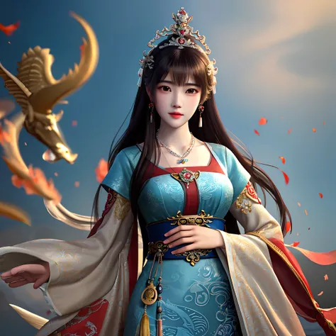 a close up of a woman with a necklace on her neck, ruan jia beautiful!, young wan angel, heise-lian yan fang, queen of the sea mu yanling, yun ling, chinese princess, sha xi, a young woman as genghis khan, xue han, young cute wan asian face, yan, with very...