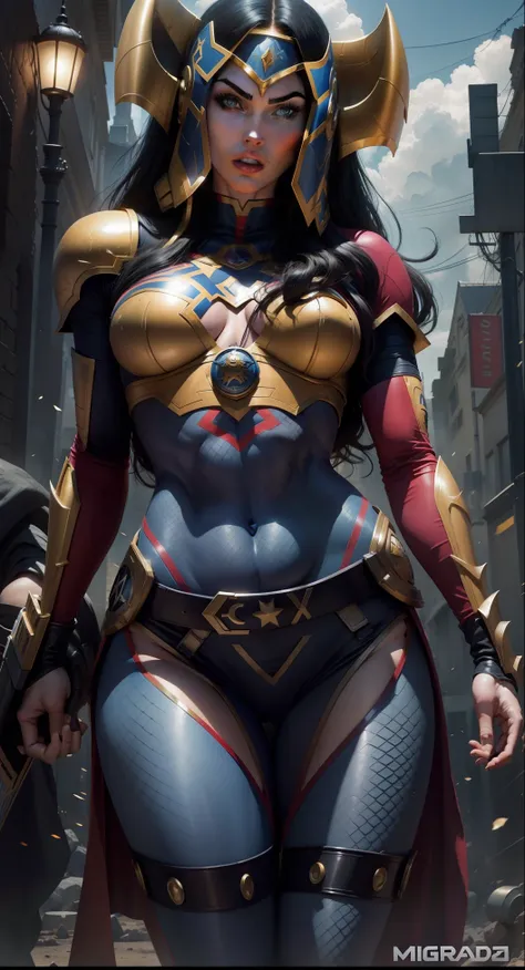 MEGAN FOX GUERRERA BIG BARDA UNIVERSO APOKOLIPS DC