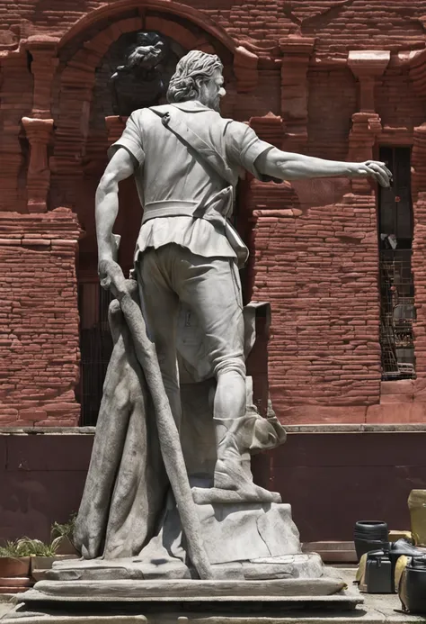 ESTATUA DE HOMENS FILOSOFOS FORTES GREGOS