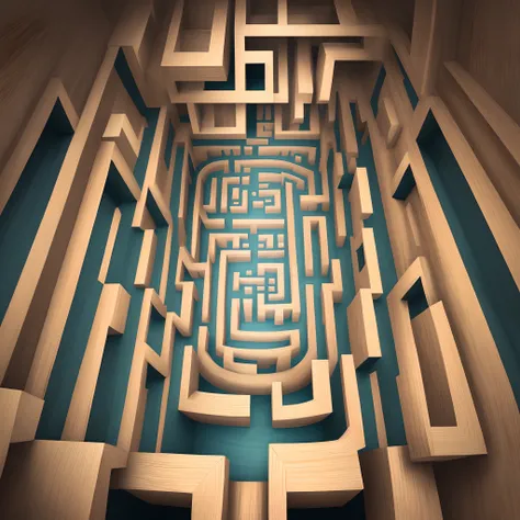 Hide and seek maze