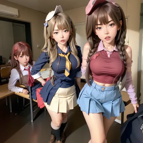 schoolgirls，Bladder explosion