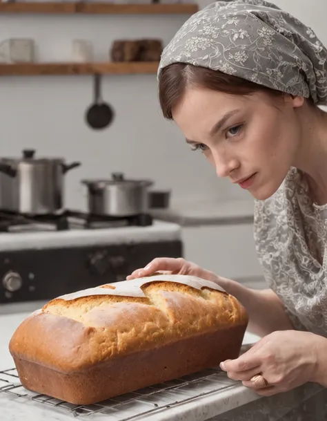 ironman baking a loaf of bread