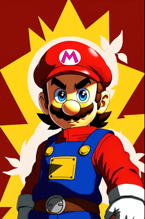 Mario as naruto character