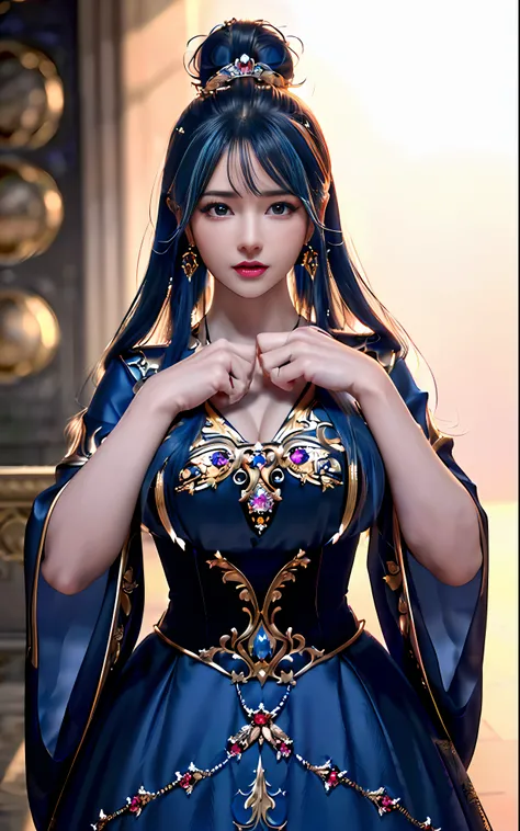 ((realisticity: 1.2)), ((realistic: 8K UHD)), ((best resolution: 8K UHD)), hyper detailed, best quality,masterpiece,highres,cg, ((1 girl hyper detailed and hyper realistic) ) , ((beautiful queen, hyper realistic and hyper detailed)),((white skin, beautiful...