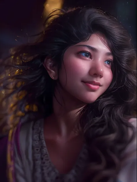 close up of 22 yo ((sai pallavi potrait)),intricate details, 8k, super detailed, full color, volumetric lightning, hdr, sharp fo...