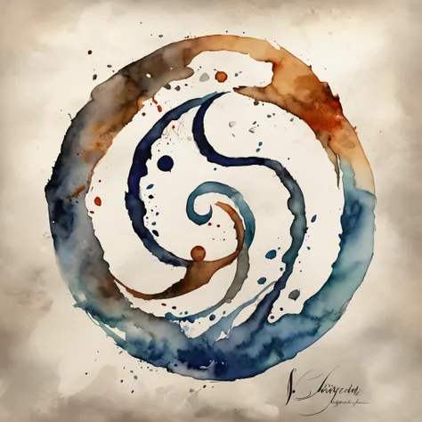 melhor qualidade, master part, ultra-highresolution, (fotografia realista:1.4), surrealismo, Semelhante a um sonho,FusionArt,  , Energy, hands, flow , ying yang, abstract, universe, S letter, typhography