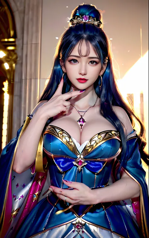 ((realisticity: 1.2)), ((realistic: 8K UHD)), ((best resolution: 8K UHD)), hyper detailed, best quality,masterpiece,highres,cg, ((1 girl hyper detailed and hyper realistic) ) , ((beautiful queen, hyper realistic and hyper detailed)),((white skin, beautiful...