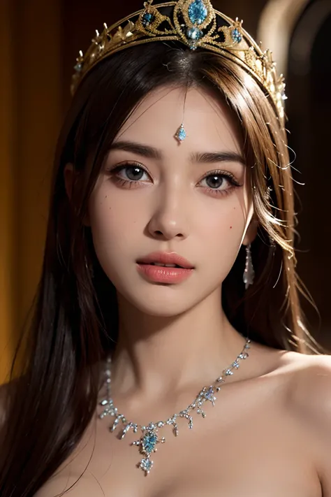 Hyper realistic super detailed sexy face crystal eyes hyper realistic super detailed face of a beautiful Moroccan princess