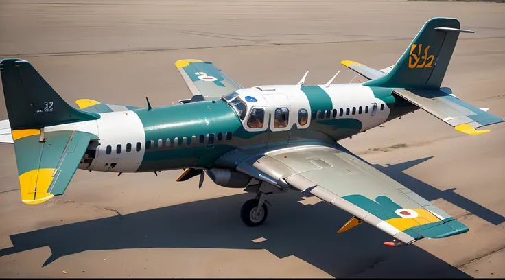 Embraer 120 camuflado