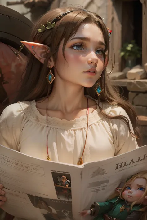 Halfling, elf ears