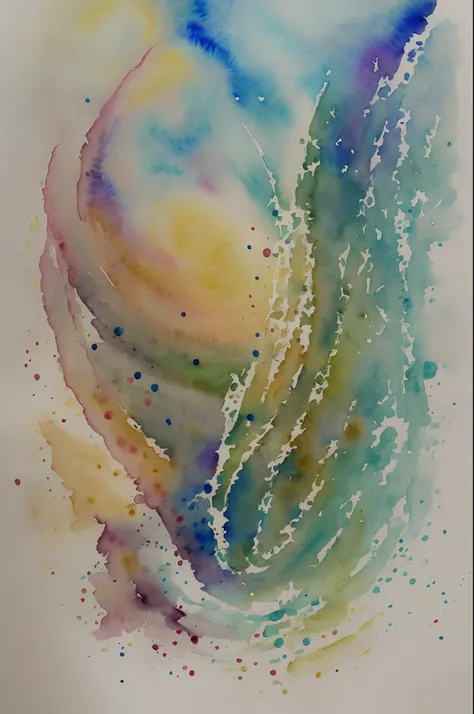 Saturn Image ,watercolor --auto --s2