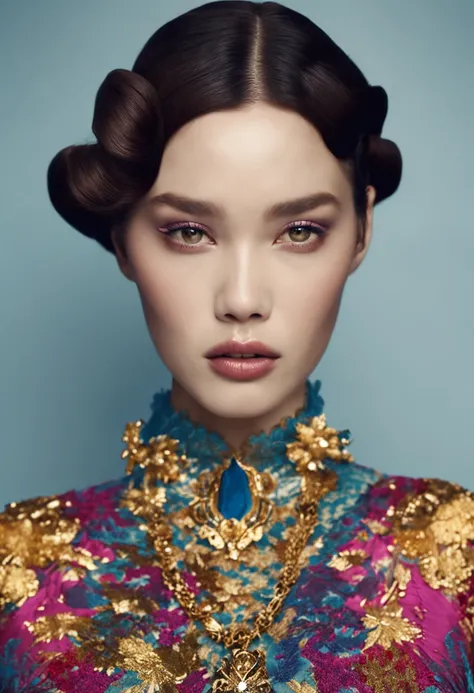 fashion portrait by Zhang Jingna with amazçng background