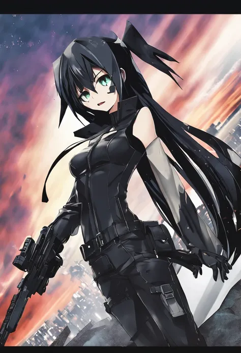 Black Rock Shooter, Military uniform, Sexy