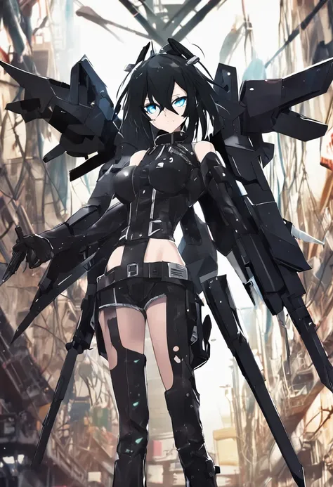 Black Rock Shooter, Military uniform, Sexy