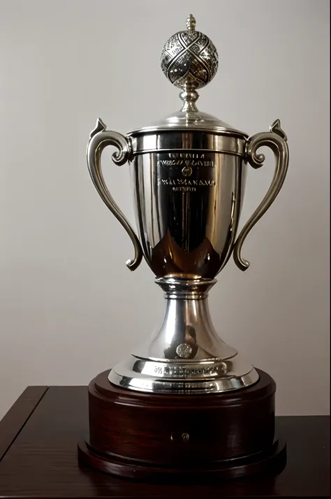 a closeup of a silver trophy on a wooden table, torneio, com um brilhante, bola, Photo of the Year Award, um grande, Individual, Premiado, Premiado - Premiado, sombreamento intenso, premiados, Brasil, 2012, 2 0 1 2, 1 9 3 7, 1 9 3 1, 1925