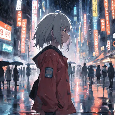 Anime Girl In The Rain, 1girl, Pelo largo negro, Fondo de pantalla de anime 4k, after rain and no girls, Perfil de Anime Girl, Fondo de pantalla de manga 4 k, Anime Wallpaper 4k, Fondos de pantalla de anime 4k, Obras de arte al estilo de Guweiz, Badass Ani...