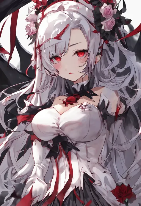 Vampire girl Shalltear Bloodfallen: Overlord anime, best quality, masterpiece, (realistic:1.2), Front, detailed face, (((masterpiece))), (((best quality))),(((extremely detailed))), illustration, mysterious,