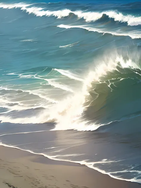 Beach and wave