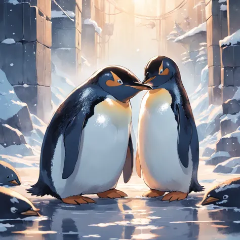 "Gere imagens fofas de pinguins em estilo anime de alta qualidade。Subject to the following conditions:、Can you please create an anime style image of a beautiful penguin？

Certifique-se de que apenas um pinguim bonito estilo desenho animado aparece em cada ...