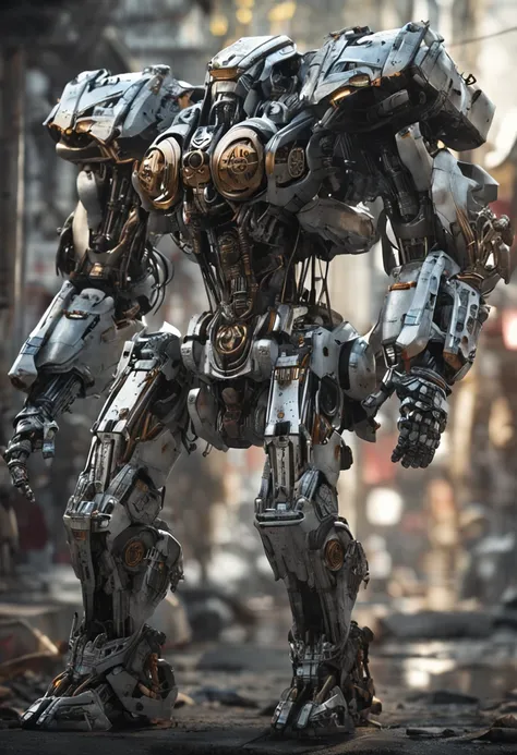 A clear and sharp full body pose-imminent pose-threatening pose, action pose, photo of the ultimate grandiose futuristic centurion Sogol-Predator hybrid imperial warlord warrior made of futuristic materials & alloy & Sci-fi mechanical robot-human-robot com...