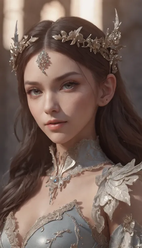 (Professional 3D Rendering:1.3) , (Realistic:1.3) fullbody image,photo of the most beautiful artwork in the world，Beautiful Nordic fairy princess, (((fairy ear)))、Full body 8K unity rendering, action SHOT, skin pore, Very bright lighting, heavy shading, De...