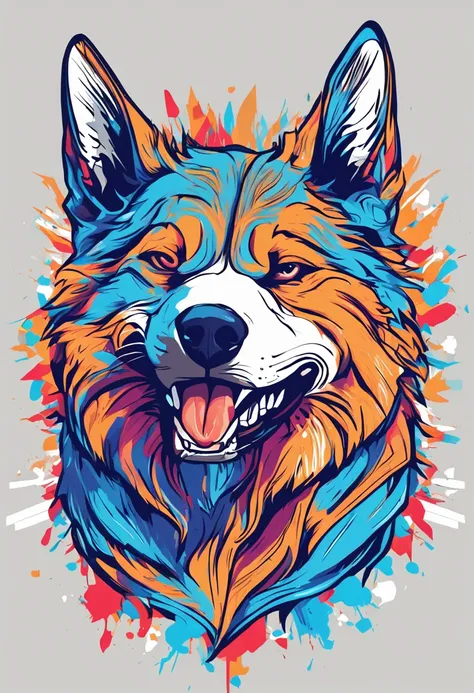 Vector t shirt art ready to print colorful graffiti illustration, design should be appealing according to current fashion trends Obra maestra, La mejor calidad, (CG 8k fondo de pantalla muy detallado), (La mejor calidad), (best illustration), (Las mejores ...