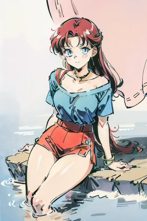 Women 90s Style Anime Retro