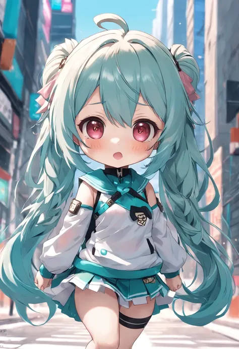 um close up de um personagem de desenho animado com uma mochila, Anime Chibi, menina chibi, arte chibi, menina anime bonito, Chibi Anime Menina, Anime Chibi, Arte digital no Pixiv, Vencedor do concurso Pixiv, anime bonito, Pixiv, amigo, Hatsune amigo, kawa...