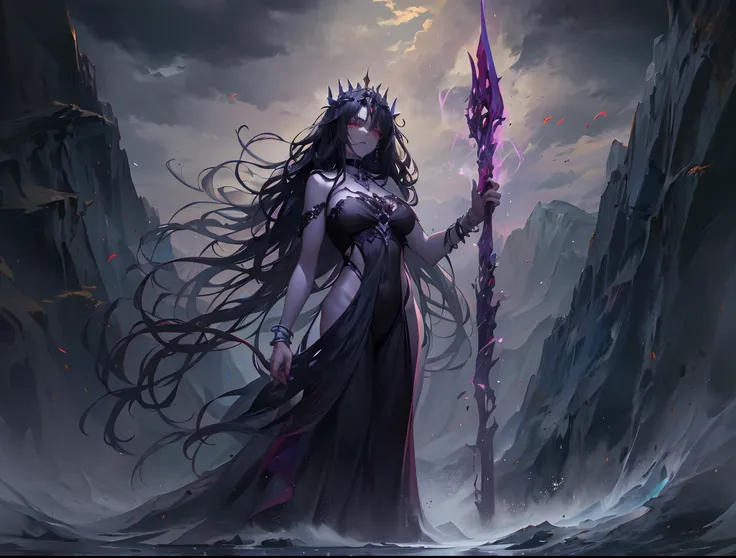 Erebus, the goddess of a dark region of the underworld and the personification of darkness. Erebus is one of the primordial beings in the Greek creation myth.