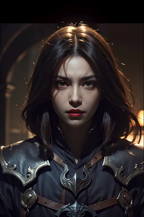 Castlevania Lord of the shadows face portrait zoom sexy face super detailed hyper realistic glowing eyes