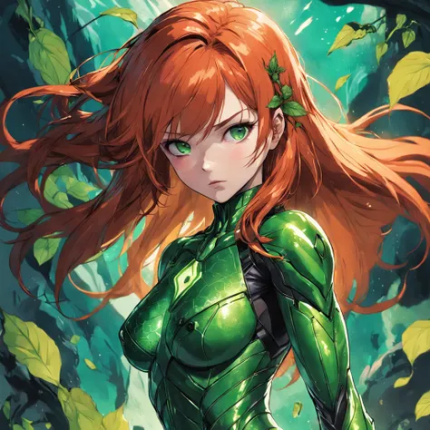 Realistic depiction of an advanced cybersuit, Poison Ivy из DC Comics