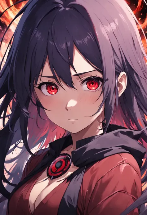 Fille avec Sharingan